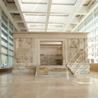 Ara Pacis - View of the front of the Ara Pacis