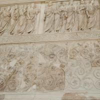 Ara Pacis - View of the western face of the Ara Pacis showing the Imperial Family procession