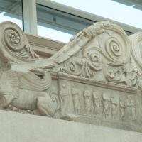 Ara Pacis - Detail of the altar inside the enclosure of the Ara Pacis