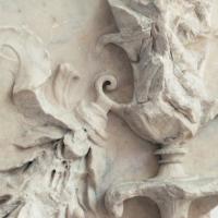 Marble Relief Fragment  - View of a marble fragment of a garland