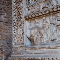 Arch of the Argentarii - Detail: View of a Sacrifice of a Bull on the inside of the Arch