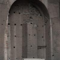 Basilica Nova - View of a Brickwork Niche and Entablature Fragments in the Basilica Nova