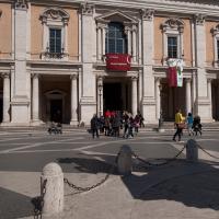 Palazzo Nuovo - Exterior: View from Piazza del Campidoglio