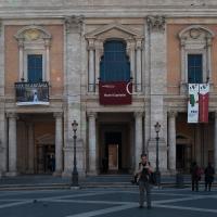 Palazzo dei Conservatori - Exterior: View of main entrance from Piazza del Campidoglio