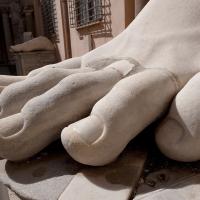 Colossus of Constantine - Detail: Left Foot Fragment