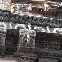 Casa dei Crescenzi  - Exterior: Detail of Frieze and Cherub Ornamentation on Southern Facade