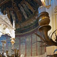 Santa Cecilia in Trastevere - Interior: Main altar and aspe mosaic