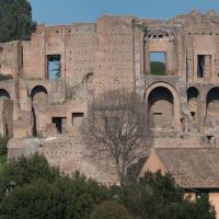 Palatine Hill - Panorama of the Palatine Hill from the Circus Maximus