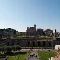 Temple of Venus and Roma - View of the Temple of Venus and Roma from the Colosseum