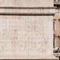 Column of Marcus Aurelius - Detail: Western face of the base of the Column of Marcus Aurelius