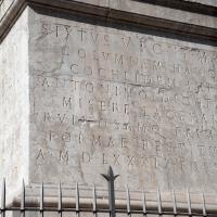 Column of Marcus Aurelius - Detail: South face of the base of the Column of Marcus Aurelius