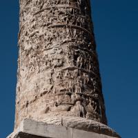 Column of Marcus Aurelius - View of the southwestern face of the Column of Marcus Aurelius
