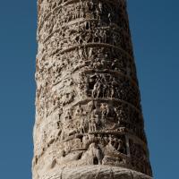 Column of Marcus Aurelius - View of the south face of the Column of Marcus Aurelius
