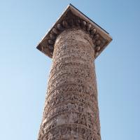 Column of Marcus Aurelius - View of the southeastern face of the Column of Marcus Aurelius
