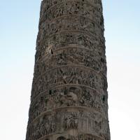 Column of Marcus Aurelius - View of the eastern face of the Column of Marcus Aurelius