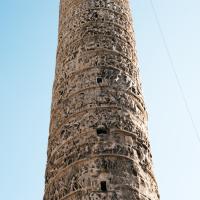 Column of Marcus Aurelius - View of the northern face of the Column of Marcus Aurelius