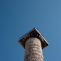 Column of Marcus Aurelius - View of the northwestern face of the Column of Marcus Aurelius