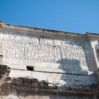 Arch of Constantine - Detail: Inscription