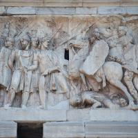 Arch of Constantine - View of part of the Trajanic Frieze in the Attic of the West Face of the Arch of Constantine