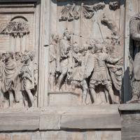Arch of Constantine - View of Relief Panels from a monument to Marcus Aurelius depicting Prisoners before the Emperor