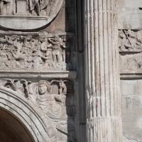 Arch of Constantine - View of the Battle of the Milvian Bridge and River Gods in the Spandrels
