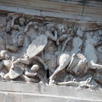 Arch of Constantine - View of part of the Trajanic Frieze in the Attic of the East Face of the Arch of Constantine