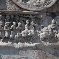 Arch of Constantine - Detail: View of the Frieze of the Entry into Rome on the East Face of the Arch of Constantine