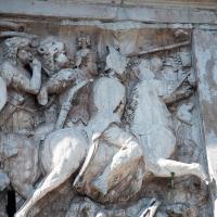 Arch of Constantine - Detail: View of part of the Trajanic Frieze in the Attic of the East Face of the Arch of Constantine