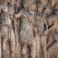 Arch of Constantine - Detail: View of a Trajanic Relief depicting the Dacian War on the inside of the Main Arch of the Arch of Constantine