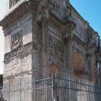 Arch of Constantine - View of the Northeast Corner of the Arch of Constantine