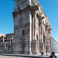 Arch of Constantine - View of the Southwest Corner of the Arch of Constantine