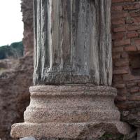 Column Base - View of a column base in the Roman Forum