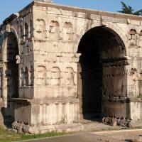 Arch of Janus - View of the western face of the Arch of Janus