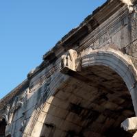 Arch of Janus - Detail: View of the northern face of the Arch of Janus