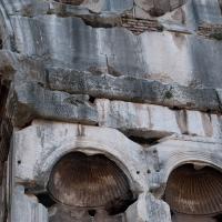 Arch of Janus - Detail: View of niches on the Arch of Janus