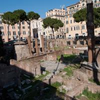 Largo Argentina - View of Temple A of the Largo di Torre Argentina group