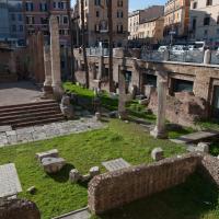 Largo Argentina - View of Temple A of the Largo di Torre Argentina group from the east