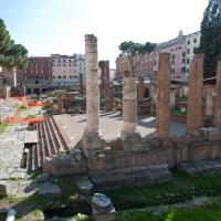 Largo Argentina - View of Temple A of the Largo di Torre Argentina group from the north