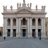 Lateran Basilica - View of the facade of the Lateran Basilica