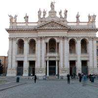 Lateran Basilica - View of the facade of the Lateran Basilica