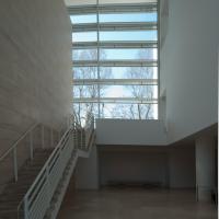 Ara Pacis Museum - View of a staircase in the Ara Pacis Museum