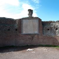 Palace of Domitian - View of an inscribed plaque in the Palace of Domitian