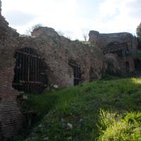 Palatine Hill - View of a brick structures on the Palatine Hill