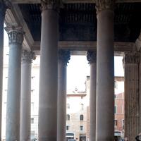 Pantheon - View of the eastern columns of the Pantheon