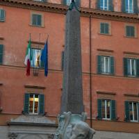 Elephant and Obelisk - Front view of Elephant and Obelisk at Piazza della Minerva 