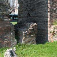 Aqua Claudia - View of brickwork of the Aqua Claudia