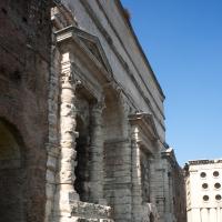 Porta Maggiore - View along the eastern face of Porta Maggiore
