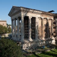 Temple of Portunus - View of the western face of the Temple of Portunus