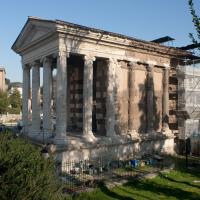 Temple of Portunus - View of the western face of the Temple of Portunus