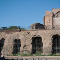 Temple of Venus and Rome - View of the platform of the Temple of Venus and Rome from the Colosseum